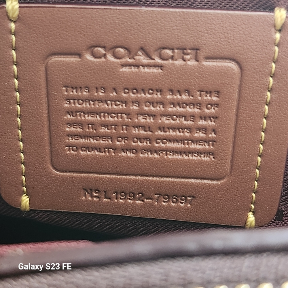 Coach Signature Jaquard Dalton 31 - Picture 16 of 16